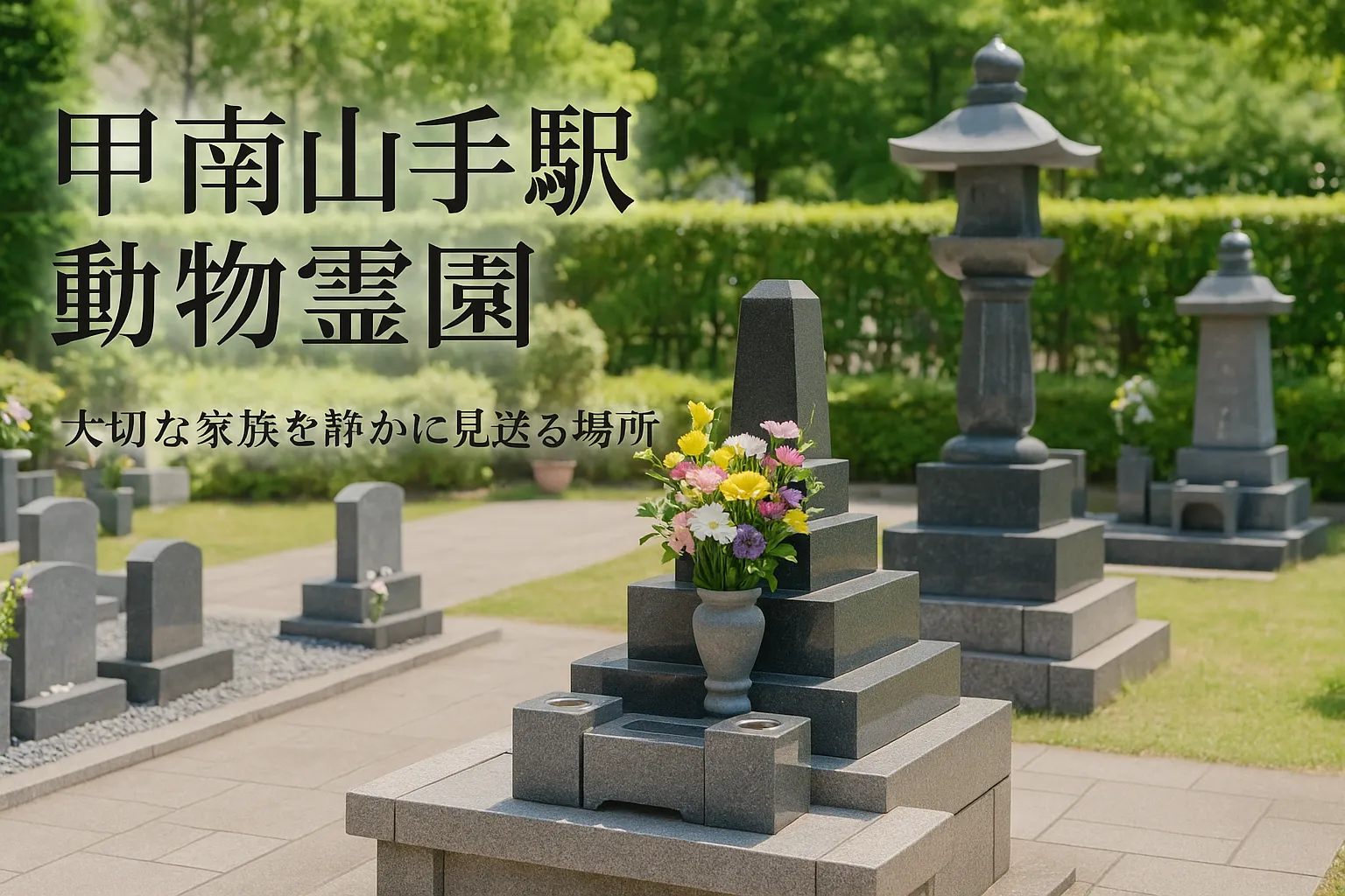 甲南山手駅周辺の動物霊園を探している方へ！
