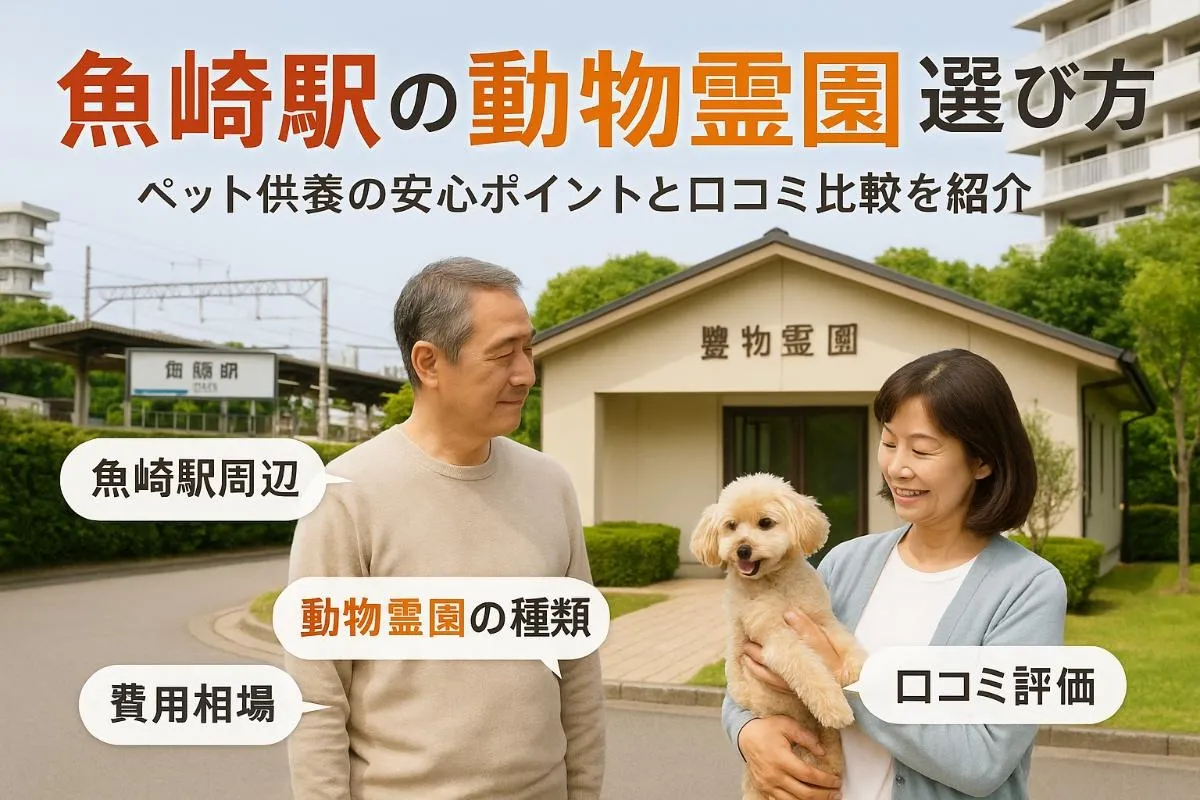 魚崎駅周辺での動物霊園の選び方と費用相場｜安心のペット供養と口コミ比較