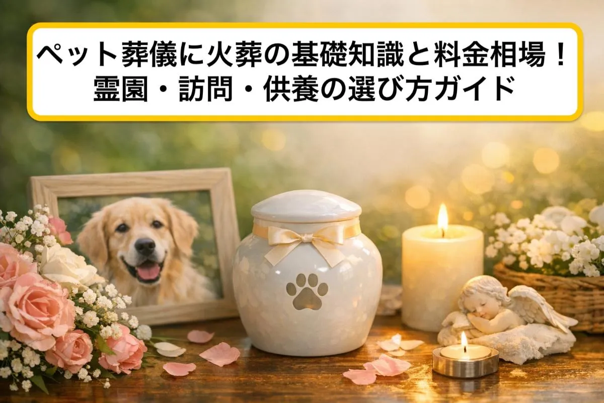 ペット葬儀に火葬の基礎知識と料金相場！霊園・訪問・供養の選び方ガイド