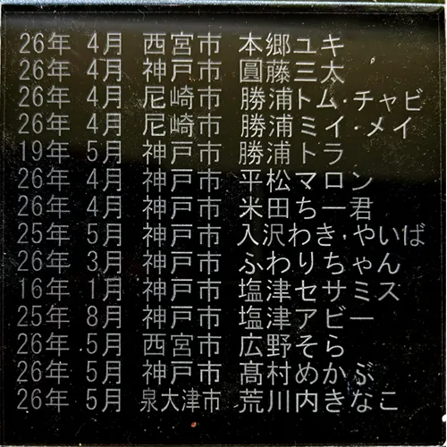 特別な時を刻むメモリアルプレートが完成しました。