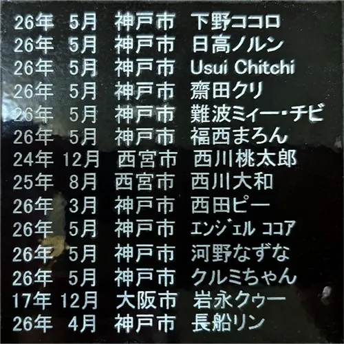 永遠の安らぎを願う場所